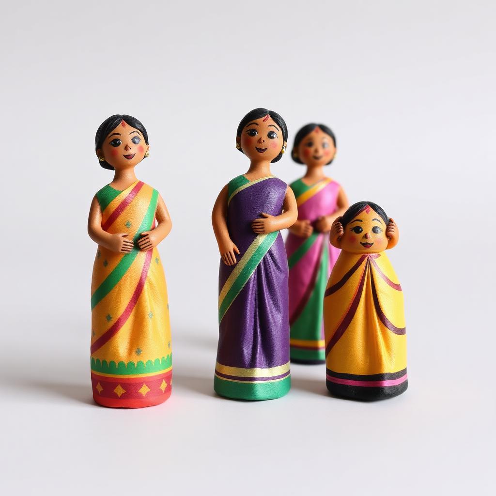 Putul - Clay Folk Dolls (Set of 3)